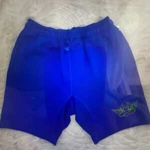 Blue Graphic Shorts